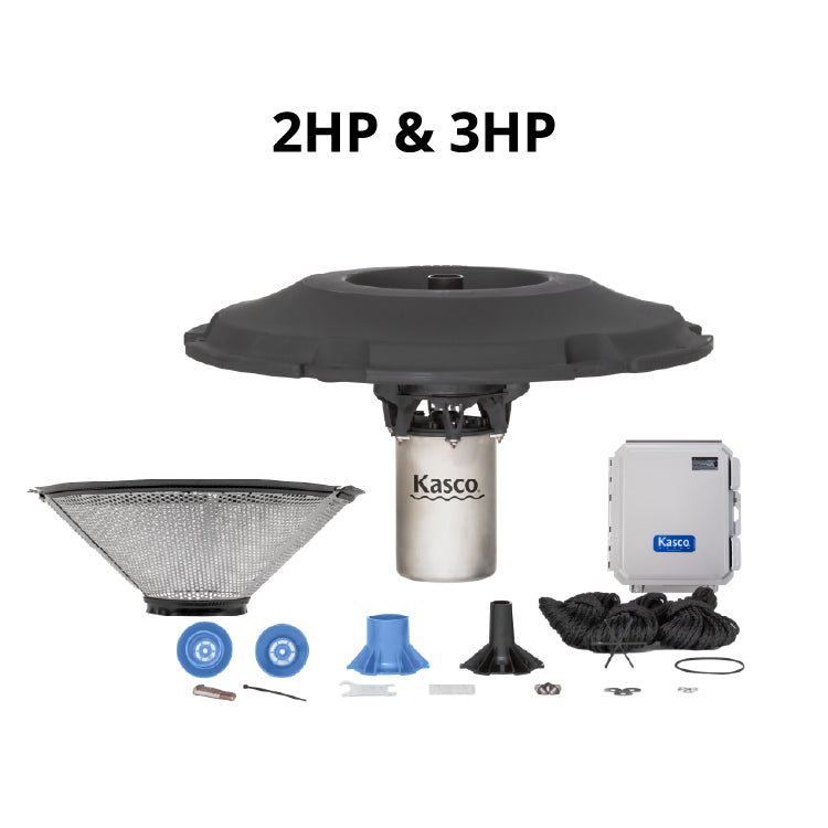 Kasco 2 HP and 3 HP J Series fountain package