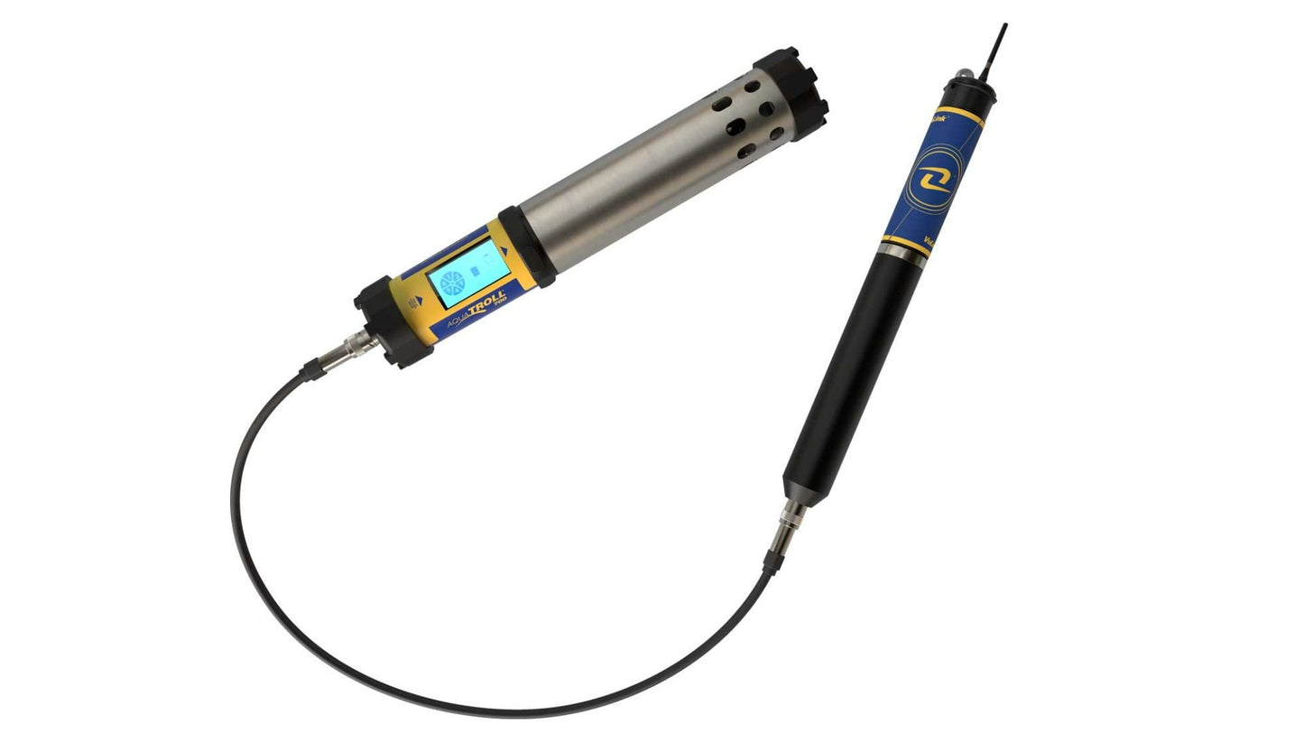 Aqua TROLL 700 Multiparameter sonde connected to VuLink