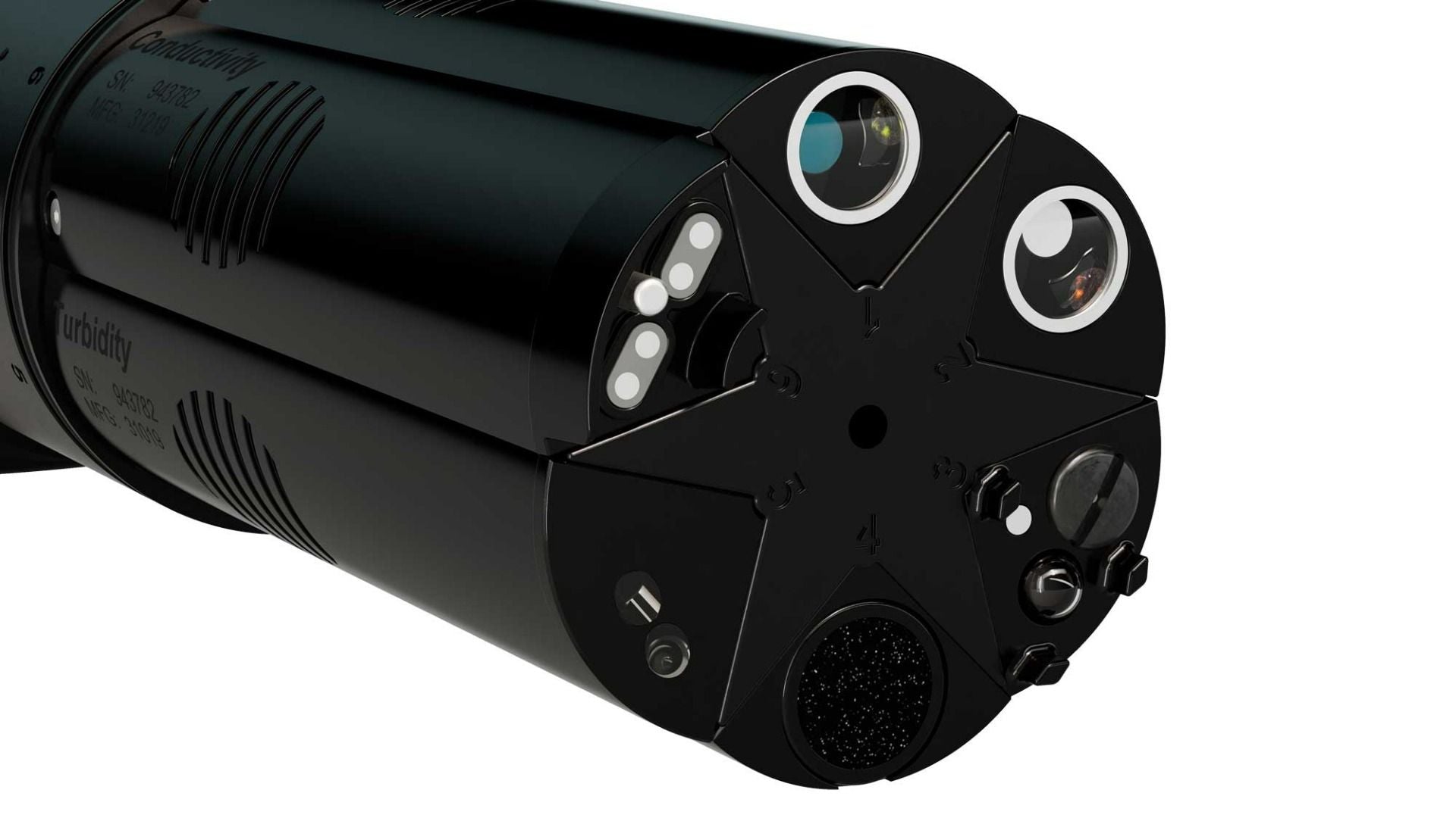 Aqua TROLL 700 Multiparameter Sonde restrictor removed to show sensors