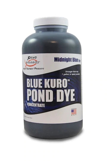 Blue Kuro™ Super Concentrate Midnight Blue Pond Dye (Case of 12 Quarts)